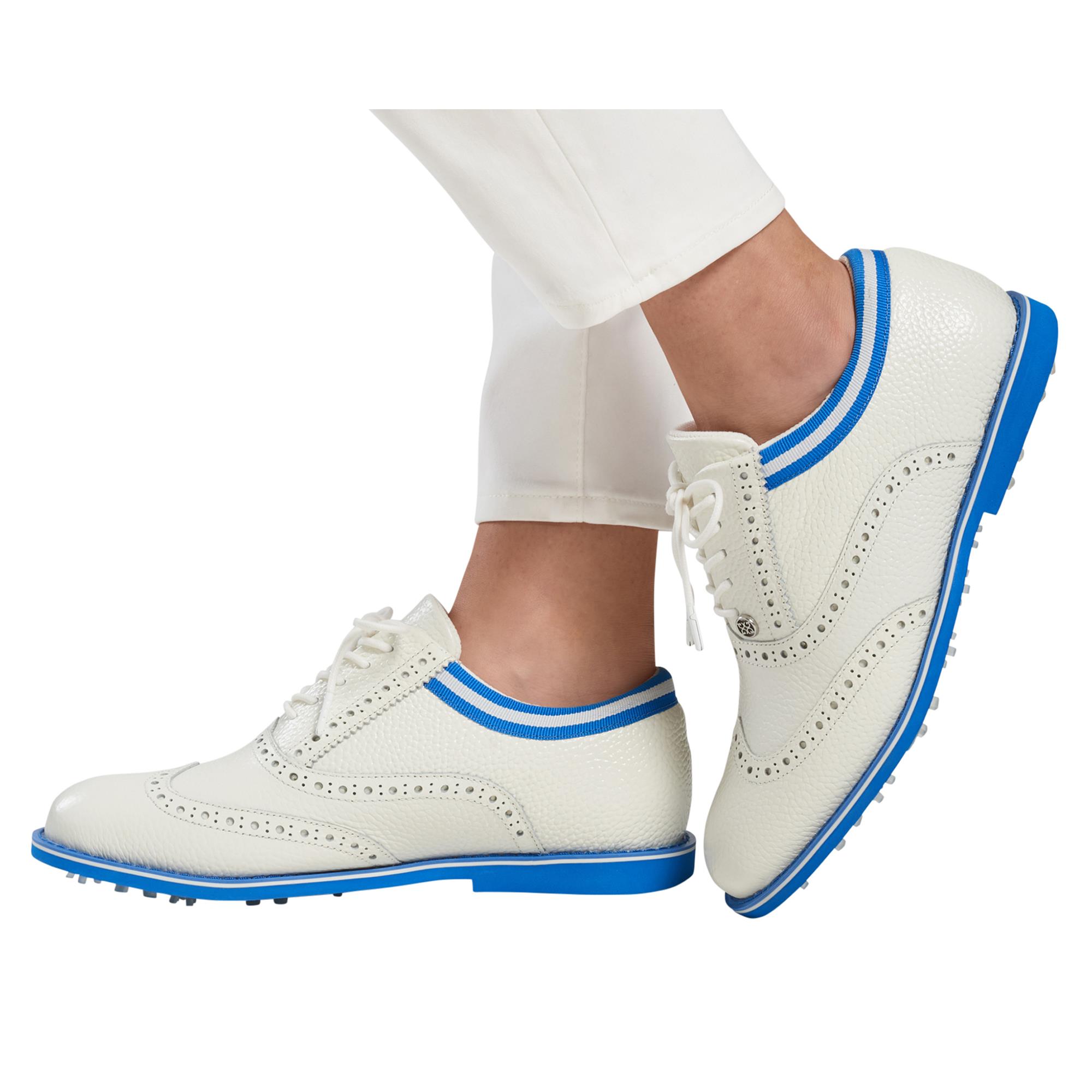 G/Fore Grosgrain Brogue Gallivanter Ladies Golf Shoes Snow/Racer
